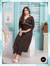 Riwaaz Beauty Rayon Plain Embroidery Kurtis Wholesale Price In Surat
